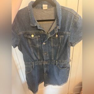 Target Blue Denim Jumpsuit